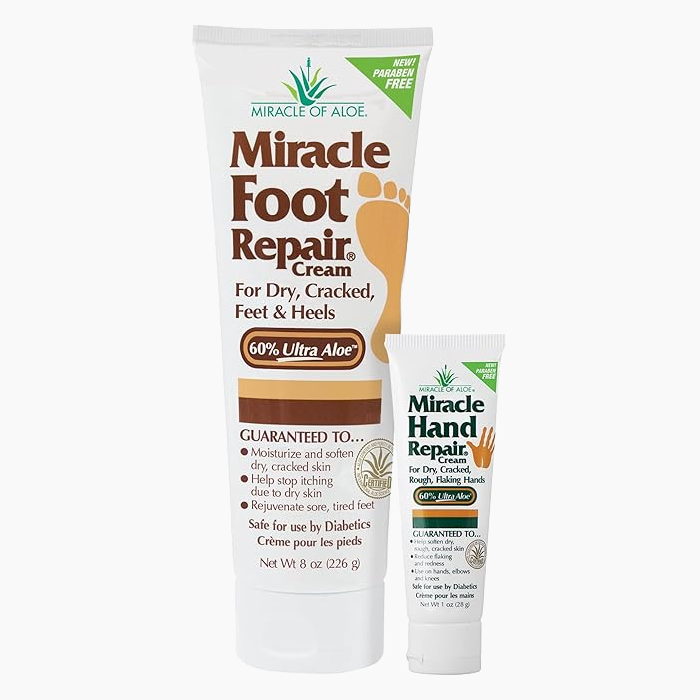 Miracle Foot Repair 8 oz with Miracle Hand Repair 1 oz