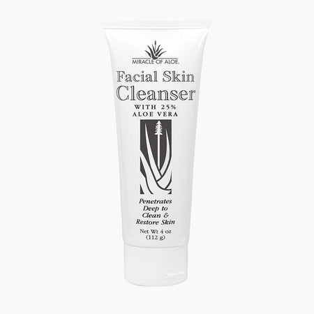aloe vera face wash Facial Skin Cleanser 120ml tube with 25% UltraAloe
