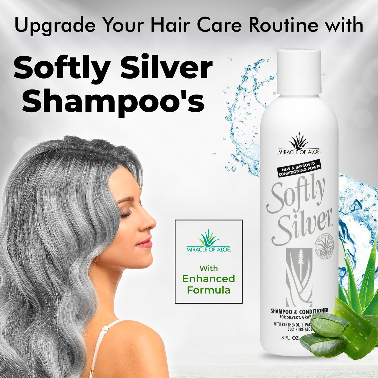 Softly Silver Shampoo & Conditioner 8 oz.