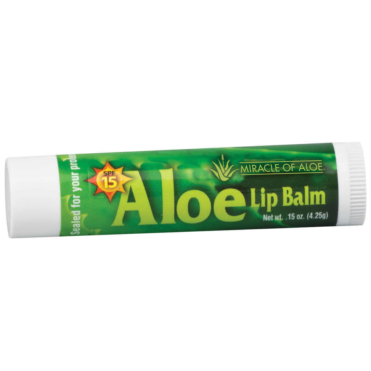 SPF-15 Lip Aloe Balm (3 pack) .15 oz.