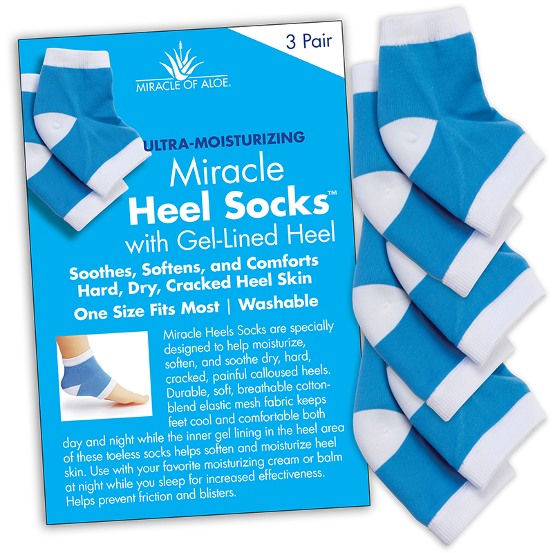Miracle heel socks 3 pair 