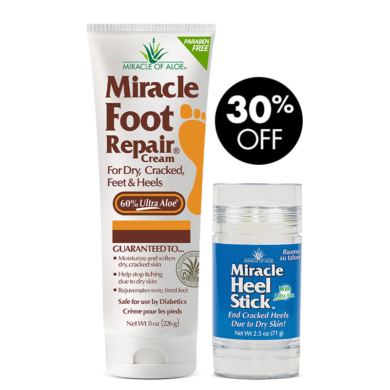 Miracle Foot Repair with Miracle Heel Stick